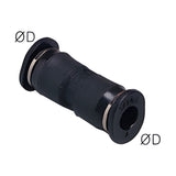 Sangah PUC-C Compact Union Straight, One-Touch Fitting, Inch Tube