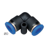 Sangah PUL Union Elbow, One-Touch Fitting, Inch Tube