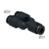 Sangah PW-C Compact Reducer Y, One-Touch Fitting, Inch Tube