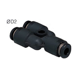 Sangah PW-C Compact Reducer Y, One-Touch Fitting, Metric