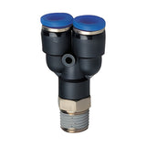 Sangah PWT Male Y, One-Touch Fitting, Inch Tube, R (PT) Thread