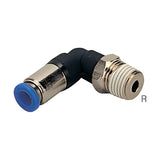 Sangah SPL Stop Fitting, Male Elbow, Metric Tube, R (PT) Thread
