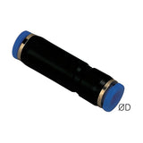 Sangah SPU Stop Fitting, Union Straight, Metric Tube