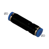 Sangah SPU Union Straight Stop Fitting, One-Touch, Inch Tube