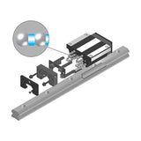 SBC SPG Low-Noise Spacer Linear Guide Blocks (FL, SL)