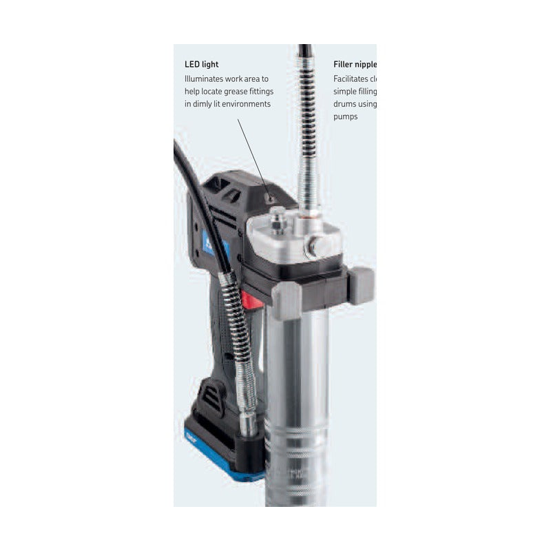 SKF TLGB 20 Battery Driven Grease Gun with Grease Meter