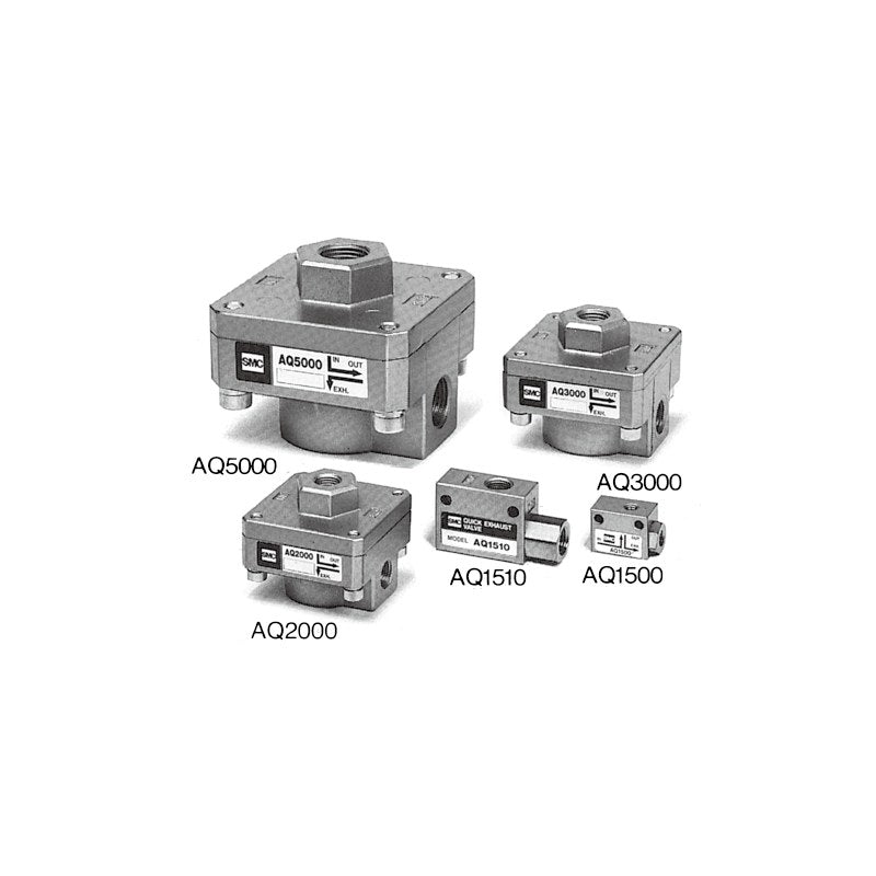 SMC AQ Quick Exhaust Valve (M5 to Rc3/4)