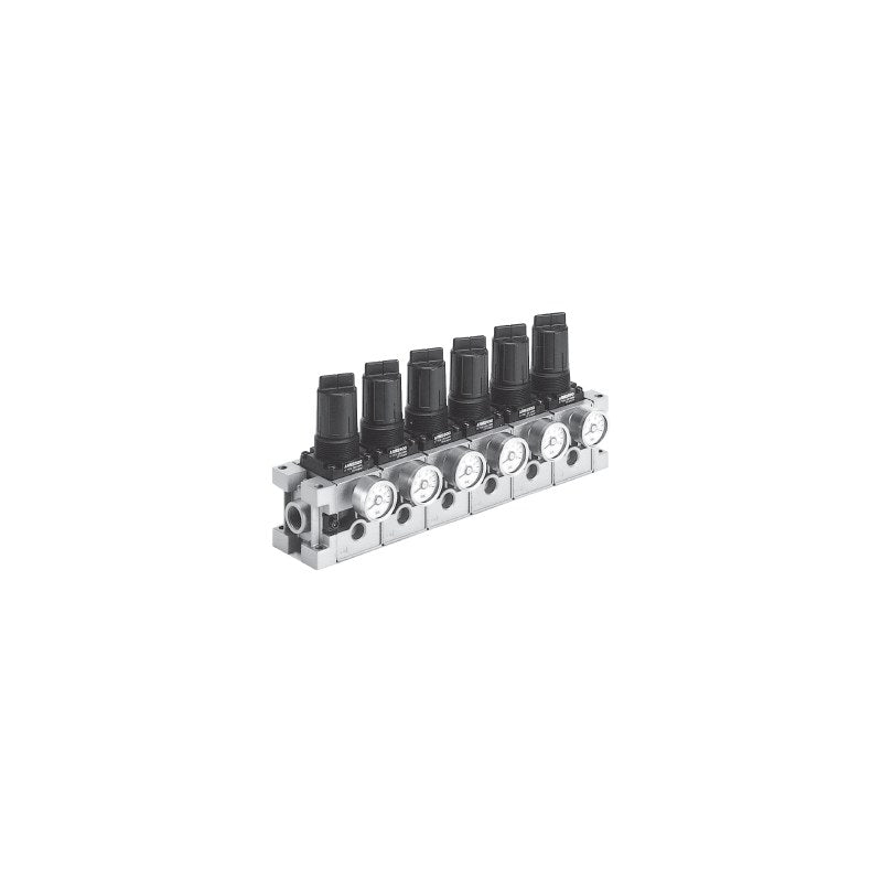 SMC ARM2500/3000 Modular Manifold Regulator (2 to 10 Stations)