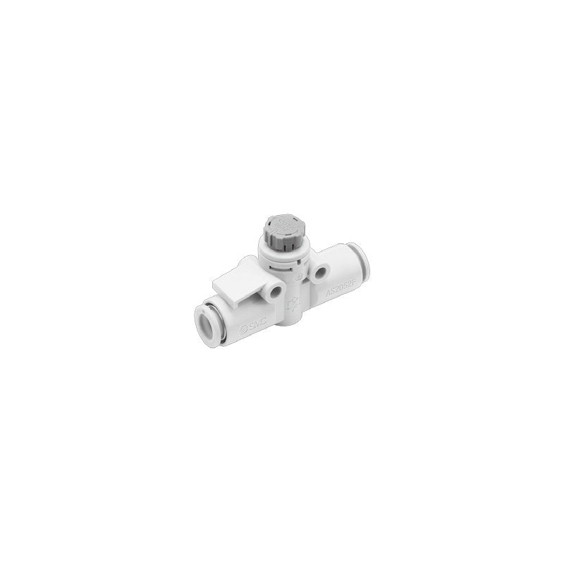 SMC AS-FM/FC Inline Low Speed Controller with One-touch Fitting