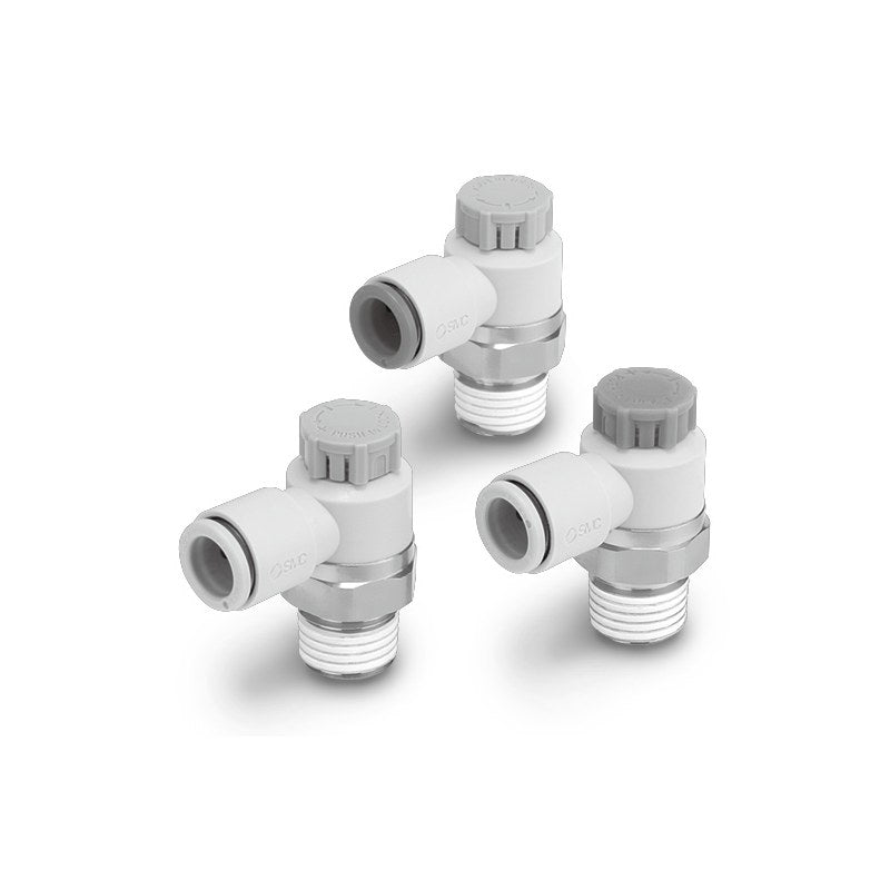 SMC AS-FM/FC Low Speed Controller with One-touch Fitting (Elbow/Universal)