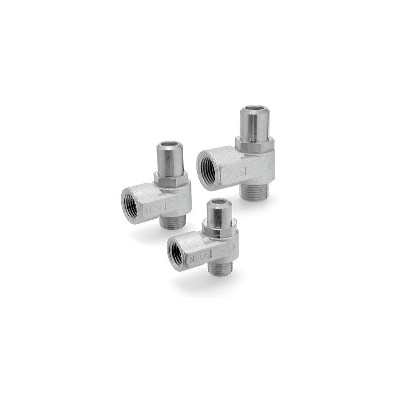 SMC AS-T Speed Controller, Tamper-proof (Standard Metal Elbow)