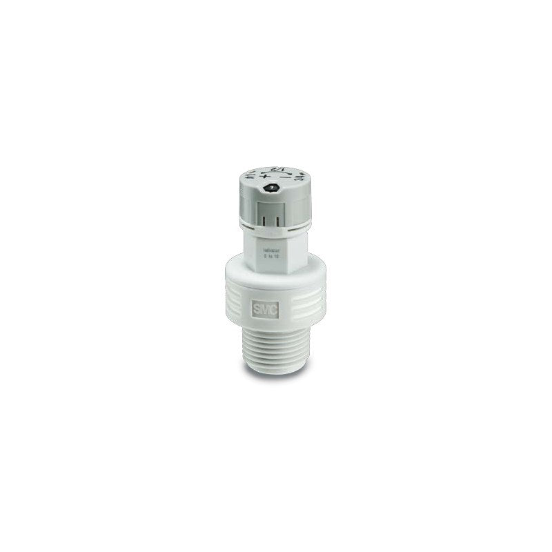 SMC ASN2-A Exhaust Throttle Valve with Silencer (Resin Body)