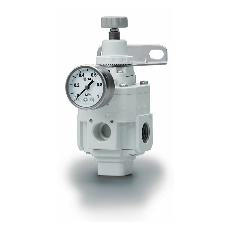 SMC IR1200-A/2200-A/3200-A Regulator (Zero Bleed, 1/8 to 1/2)