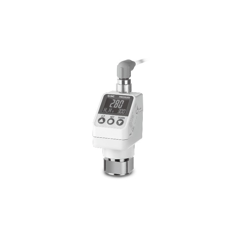 SMC ISE79S 3-Screen Digital Pressure Switch (General Fluid, 50 MPa)