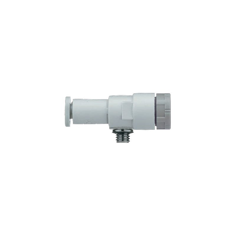 SMC JAS Thin Compact Speed Controller (Push-Lock, Elbow)
