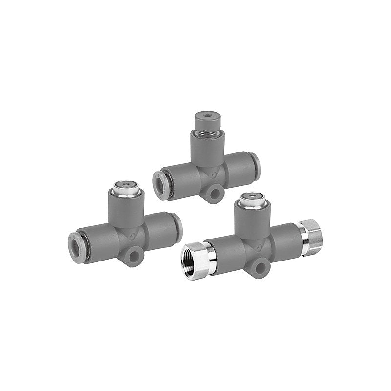 SMC KE Residual Pressure Release Valve (One-Touch Fitting / Rc)