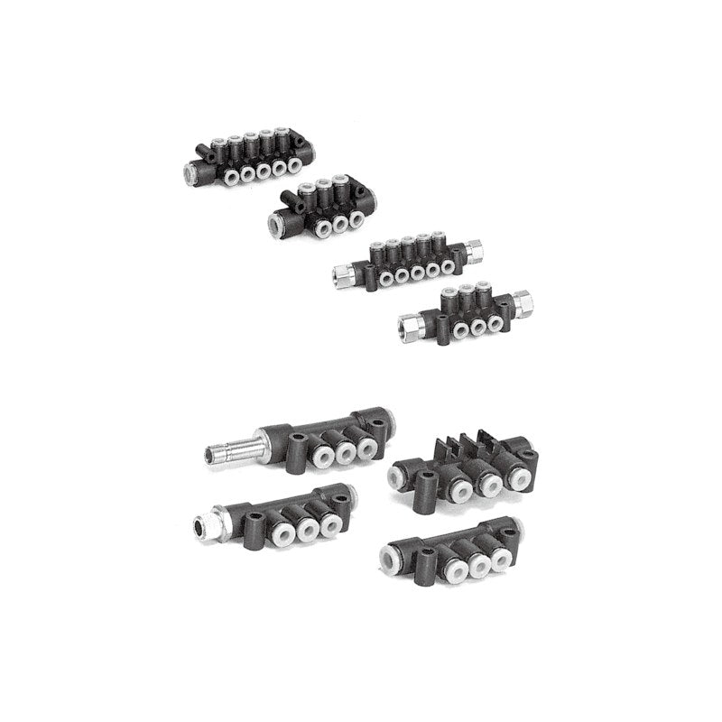 SMC KM One-touch Fitting Manifold (Metric)