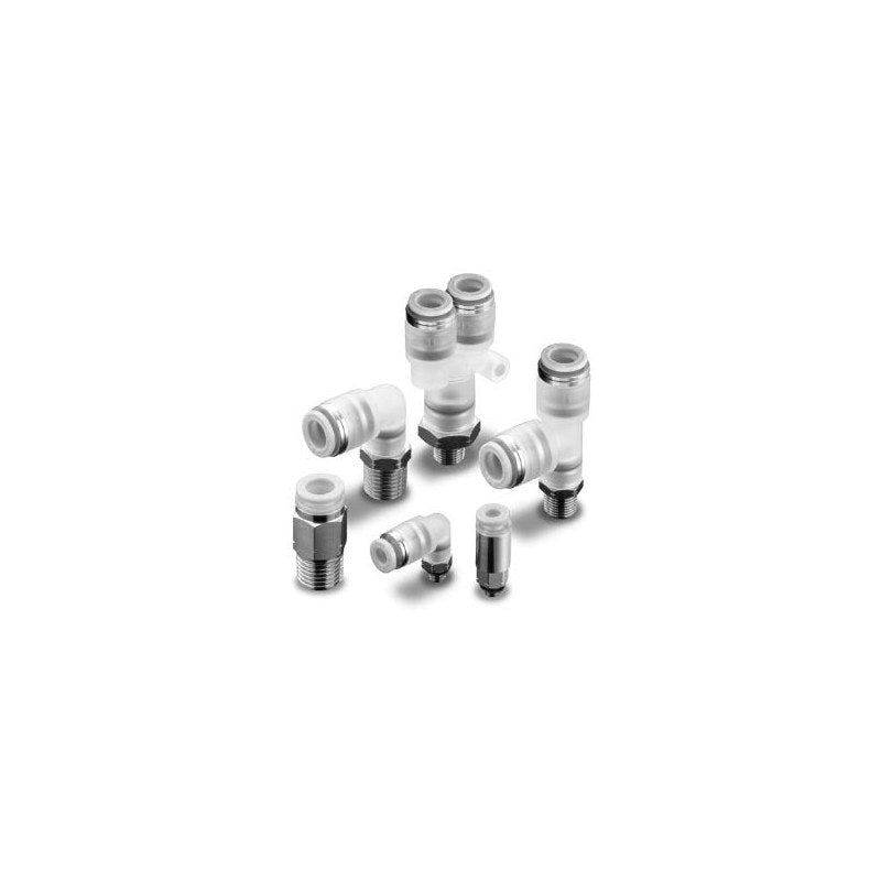 SMC KP Clean One-Touch Fitting (Resin Body, R Thread)