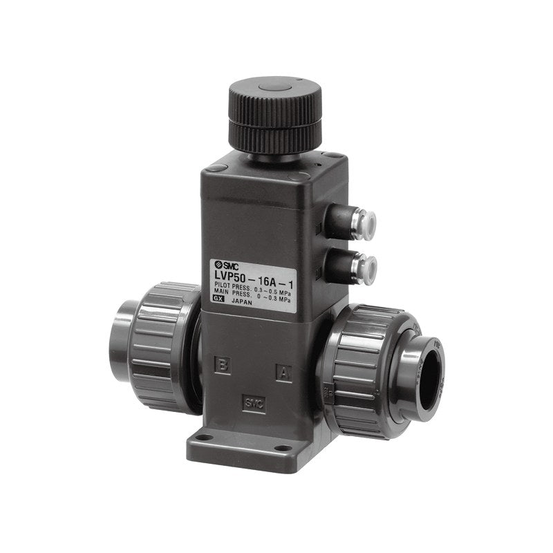 SMC LVP CPVC Air Operated Valve (PVC Union, 16A to 25A)