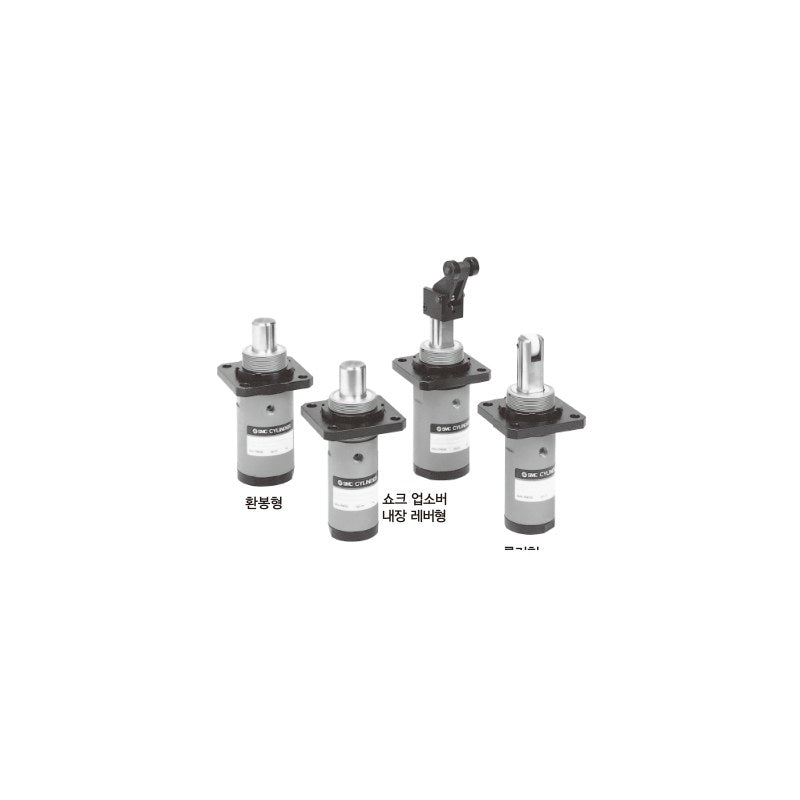 SMC RSG Stopper Cylinder (Adjustable Height, Flange, ø40/ø50)