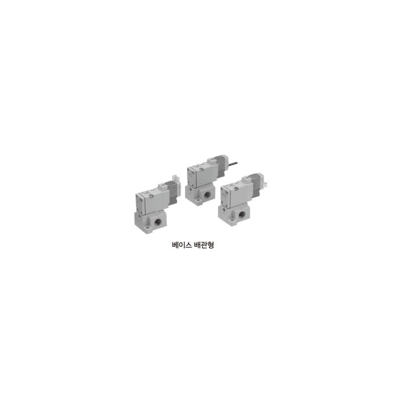 SMC SYJ500 3-Port Solenoid Valve (Pilot Operated, Direct/Base)