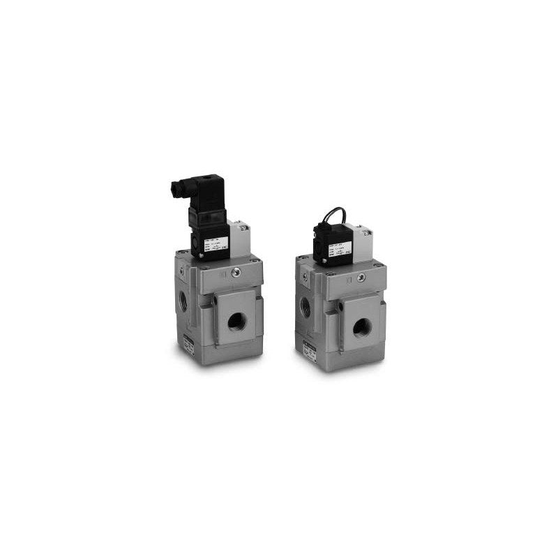 SMC VG342 3-Port Solenoid Valve (Poppet, Rc1/2 to Rc1)
