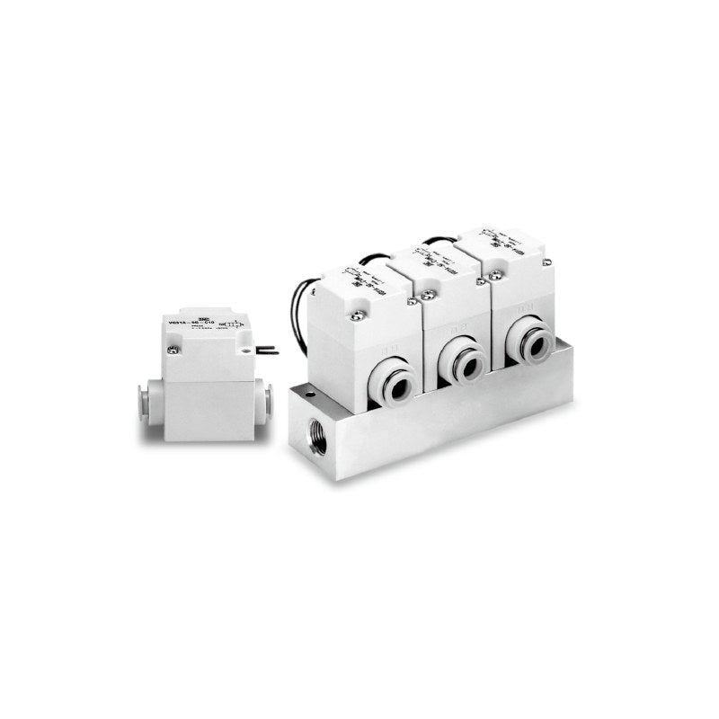SMC VQ20/30 Pilot Operated 2-Port Solenoid Valve (Dry Air)