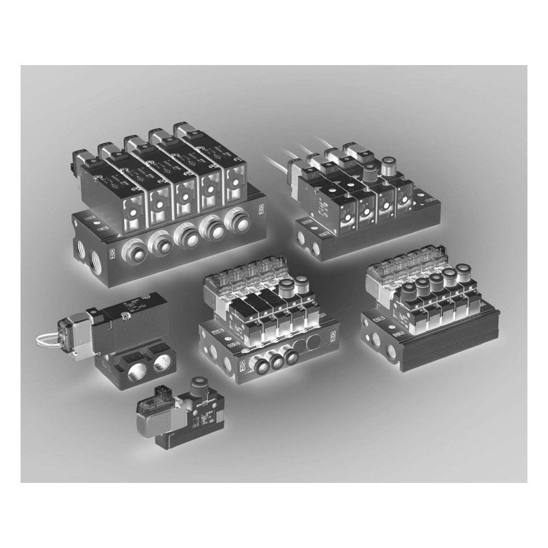 SMC VQZ100/200/300 3-Port Solenoid Valve (Body Ported / Base)
