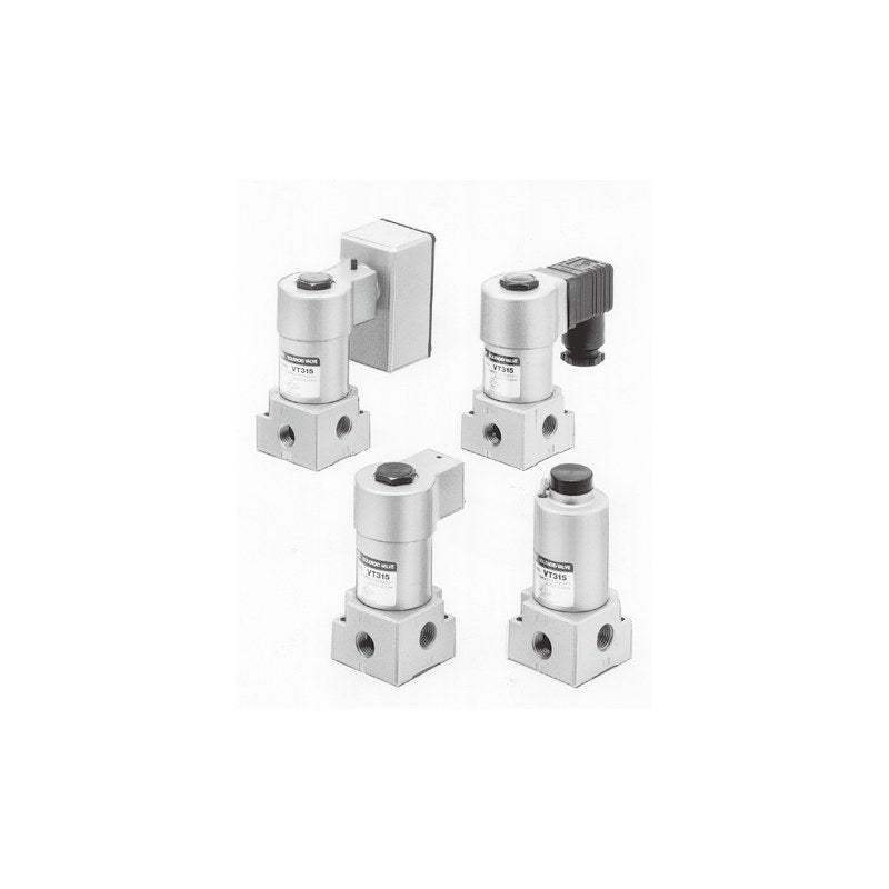 SMC VT315 3-Port Solenoid Valve (Direct Operated Poppet, 1/4)
