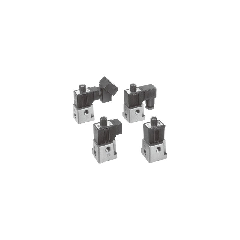 SMC VT325 3-Port Solenoid Valve (Direct Operated Poppet, 1/4, 3/8)