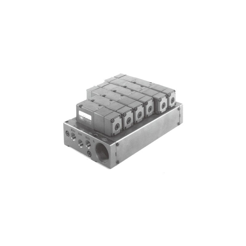SMC VVS410 Manifold for VS410 Valves (2 to 10 Stations)