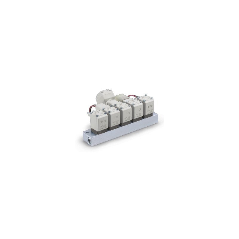 SMC VVX2 Manifold Base for VX21/22/23 2-Port Valves (2 to 10 St.)