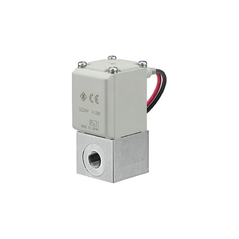 SMC XSA High Vacuum 2-Port Solenoid Valve (N.C., Orifice 2-6 mm)