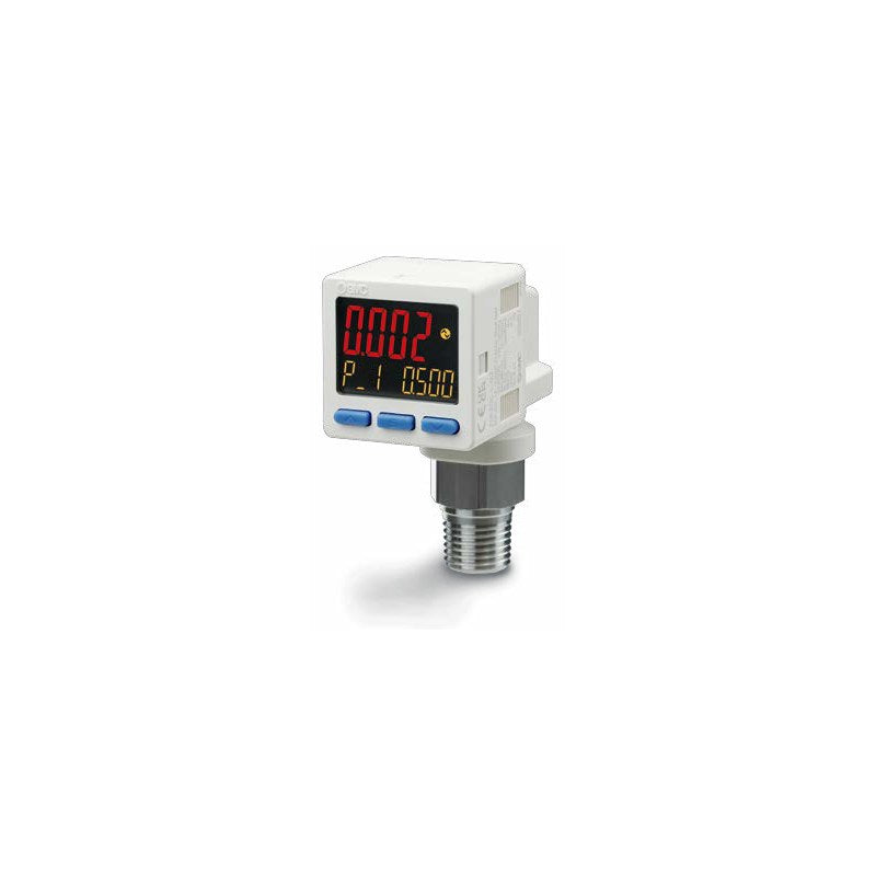 SMC ZSE20C(F)-L/ISE20C(H)-L IO-Link Pressure Switch (General Fluids)