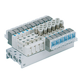 SMC SY5000 5-Port Solenoid Valve (Direct Piping/Single Unit)