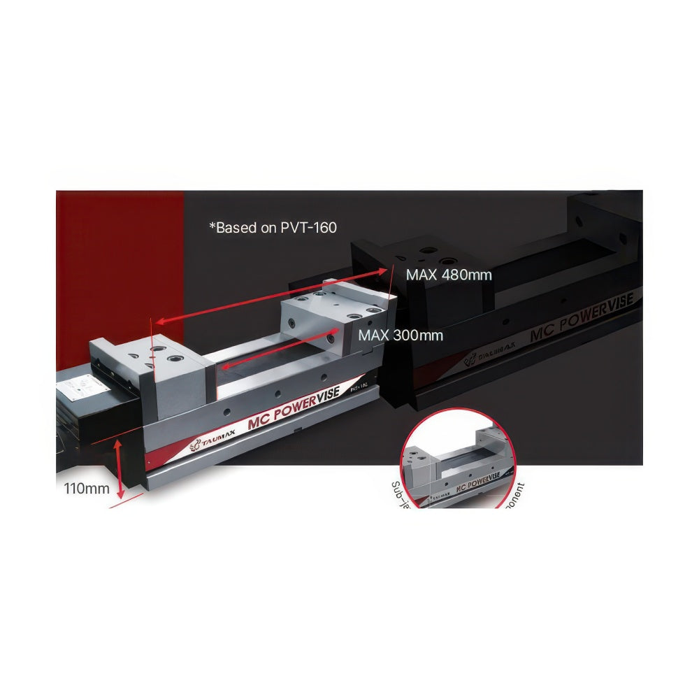 TAUMAX PVT Series MC Power Vise (Standard Type)