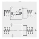 TBI MOTION BSH Miniature Ball Screw Threaded Nut