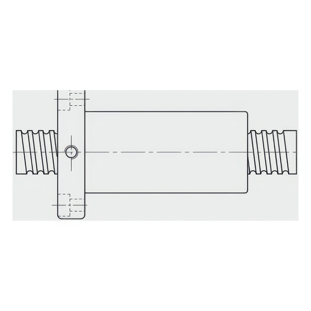 TBI MOTION OFV Offset-Preload Ball Screw Nut (V Type)