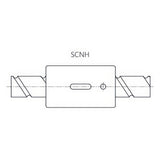 TBI MOTION SCNH/XCNH Cylindrical Ball Screw Nut for Slide Tables