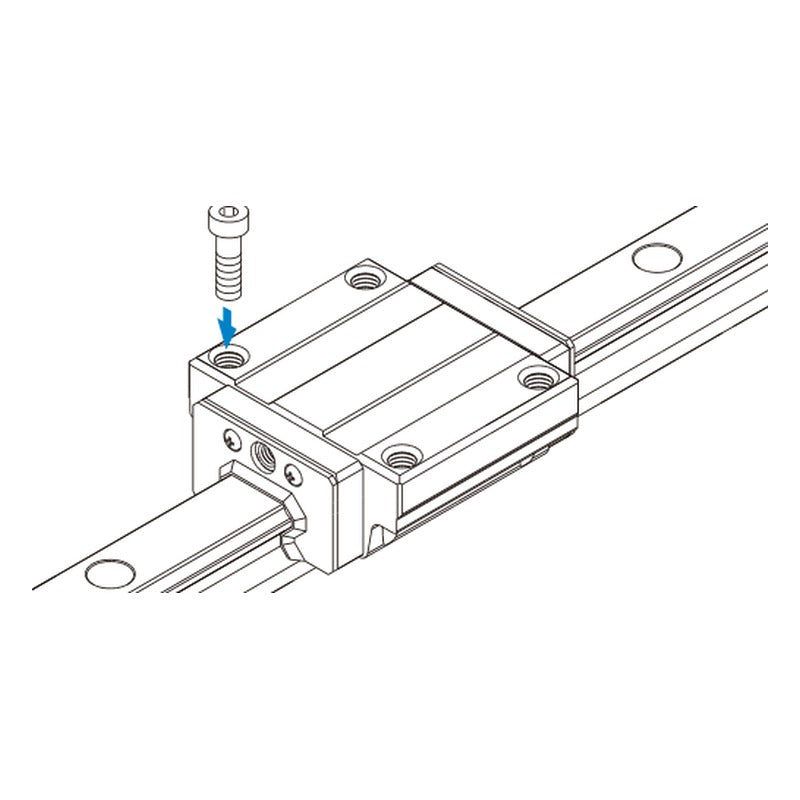 THK HSR-A/AM/LA/LAM LM Guide (Flange Block, Size 15-65)