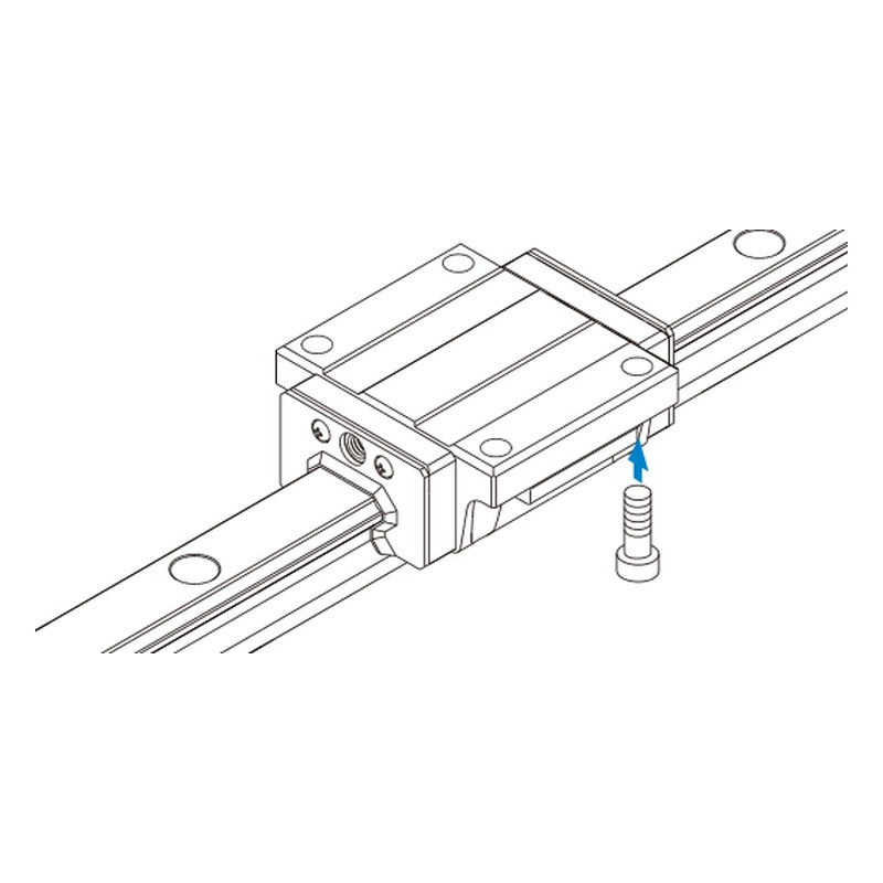 THK HSR-M1B/M1LB High-Temp LM Guide (Flange, Size 15-35)