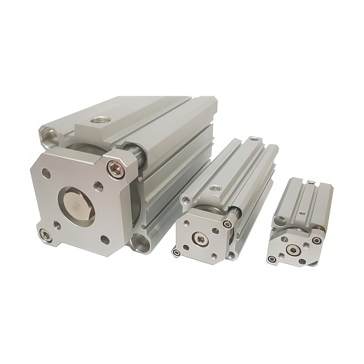TPC Mechatronics AGQ Square-Tube Guided Rod Cylinder, Bore 12-100 mm