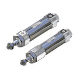 TPC Mechatronics CR/CV-TCM3 Series Clean Room Compact Air Cylinder, Double Acting (Bore 20-40 mm)