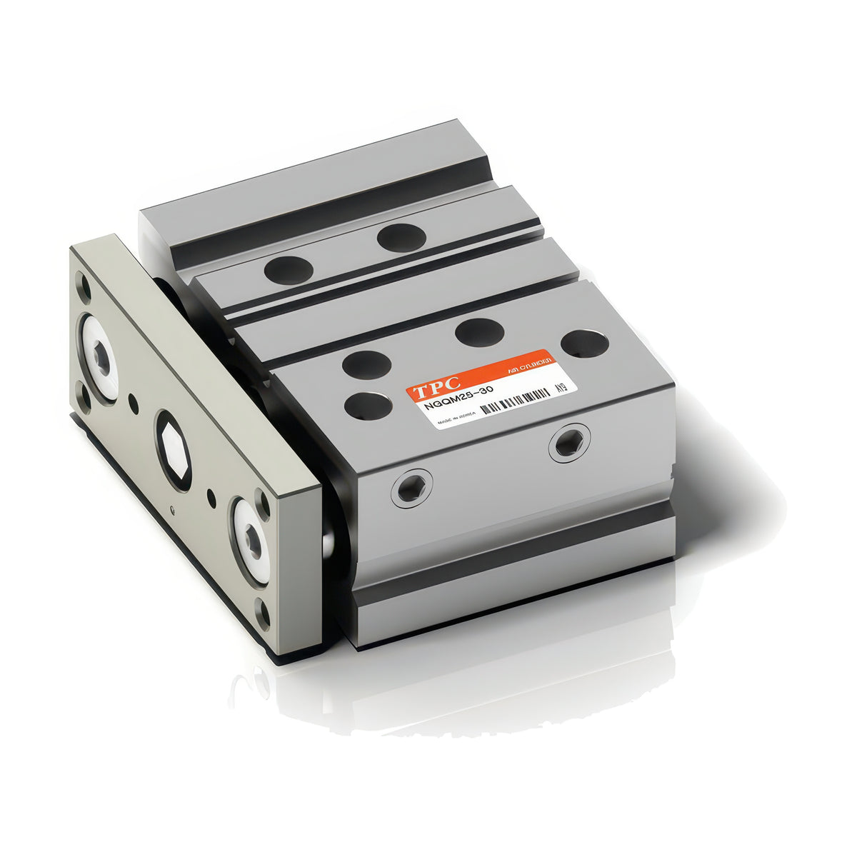 TPC Mechatronics NGQ Series Guided Compact Cylinder (Slide or Ball Bearing Guide)