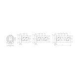TPC Mechatronics RSFBH Series Heavy-Load Ball Screw Nut (Multi-Circuit, Flanged)