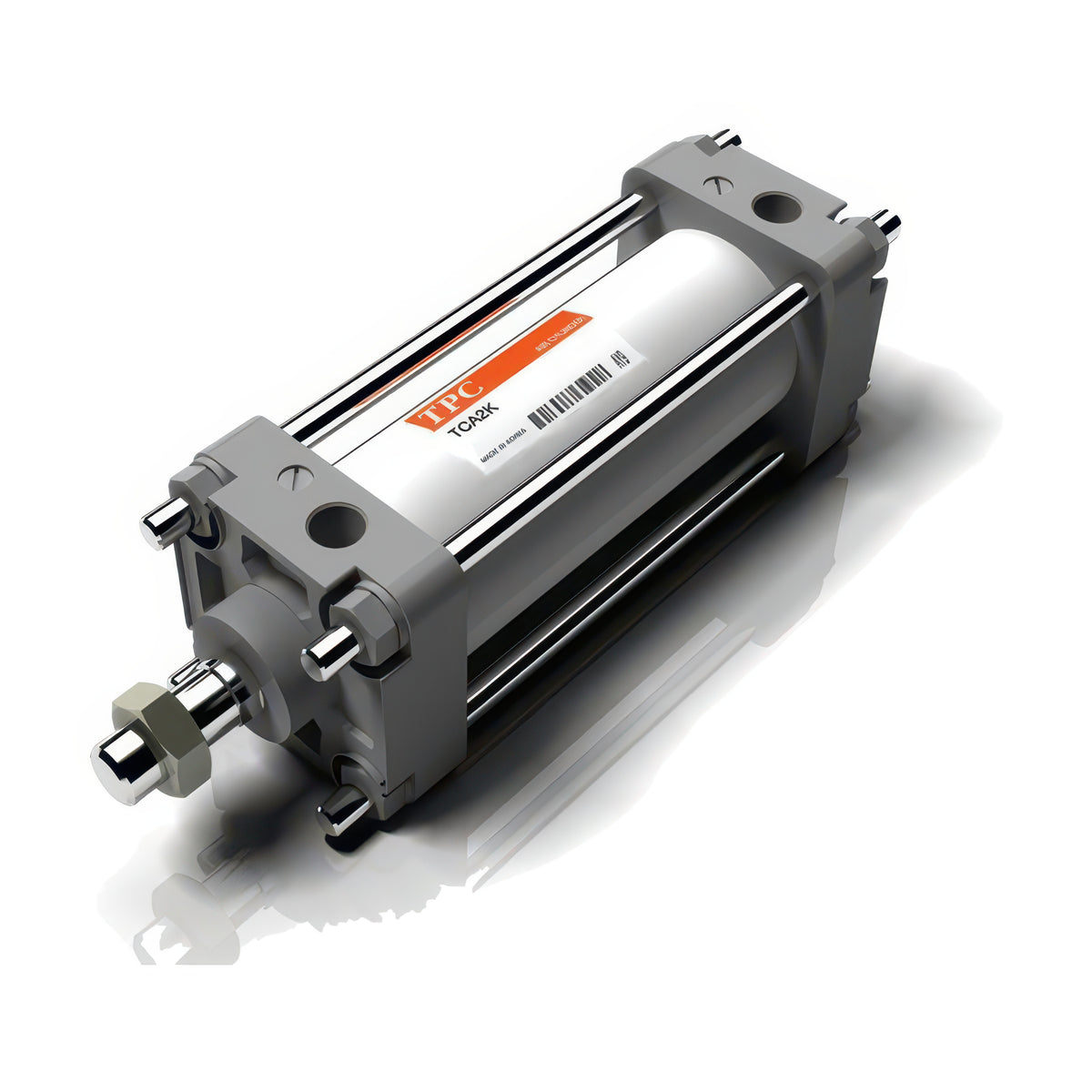 TPC Mechatronics TCA2K Series Rod Non-Rotating Pneumatic Cylinder (Basic Mount)
