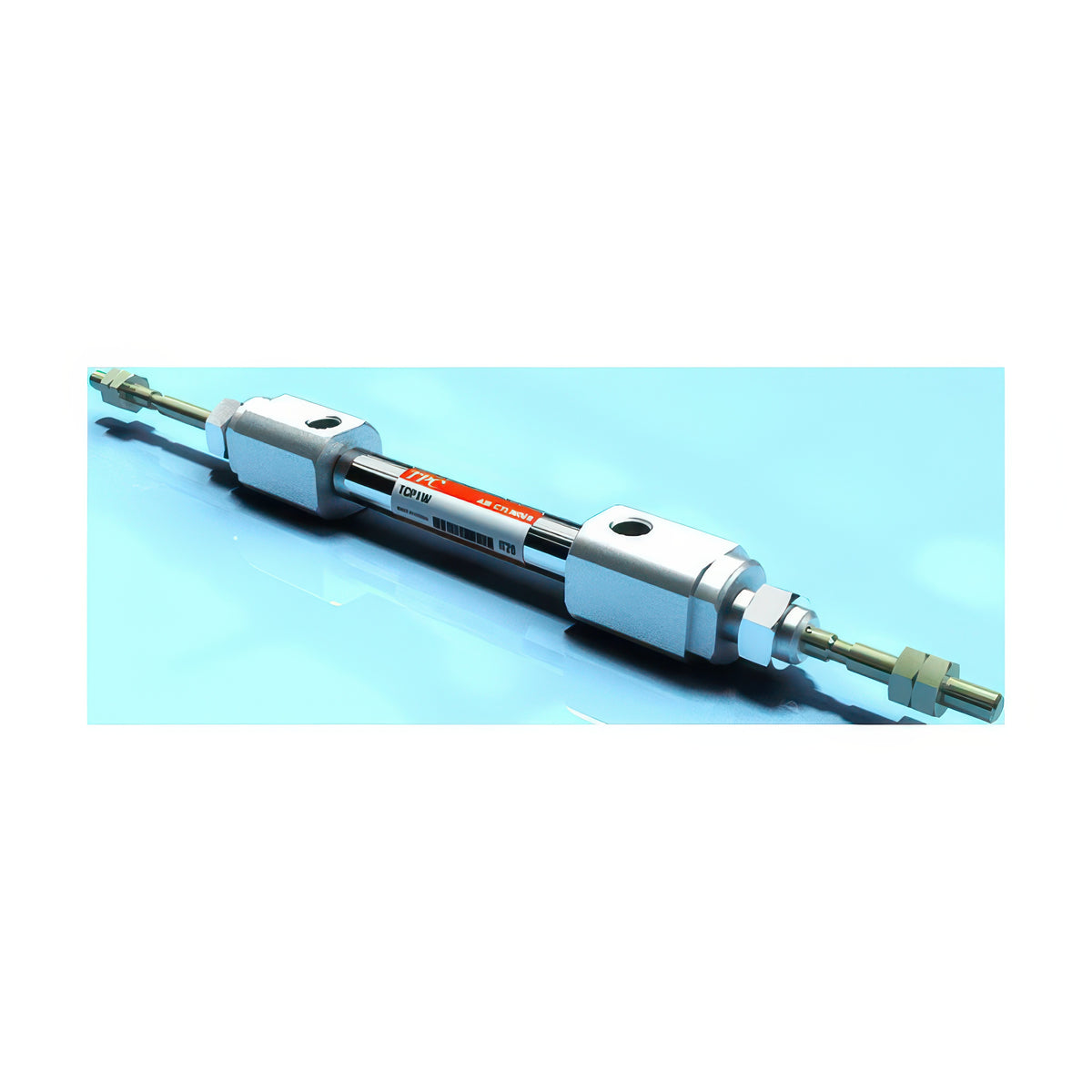TPC Mechatronics TCP1W Series Round-Body Mini Pneumatic Cylinder (Double Acting, Double Rod)