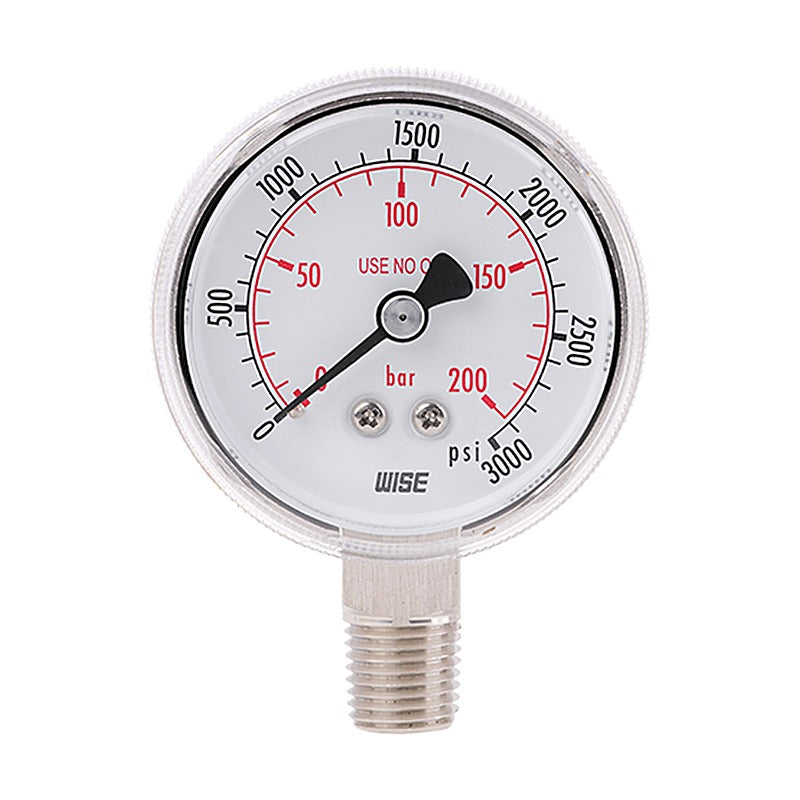 WISE P113 Air Regulator Fully Stainless Steel Pressure Gauge