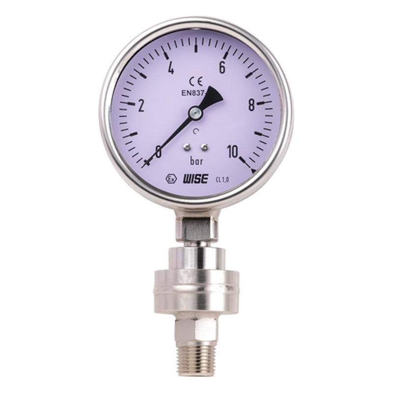WISE P701 Compact Diaphragm Seal Pressure Gauge