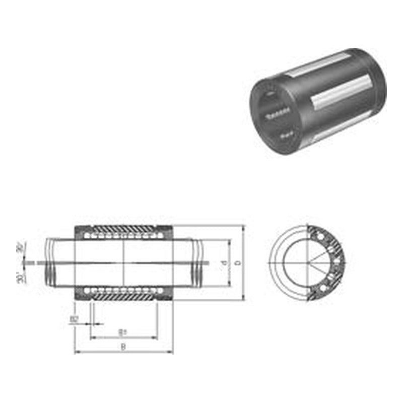 WON ST Super Ball Bushing SB Series, Asia Series Closed Type